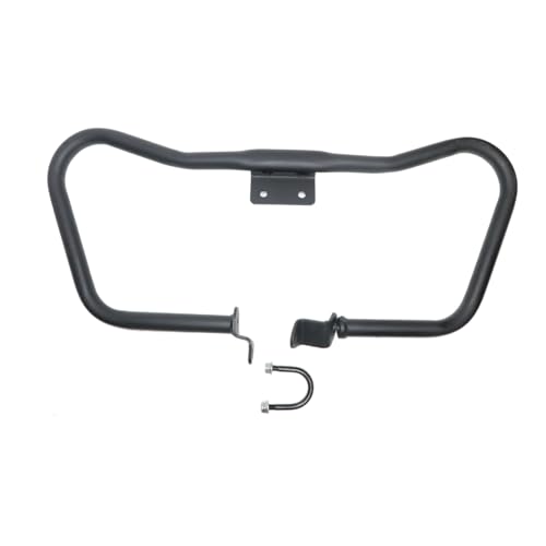 Image of TVS Motorcycle Crash Guard | Black Powder Coated & Heavy Quality Aluminium Crash Guard