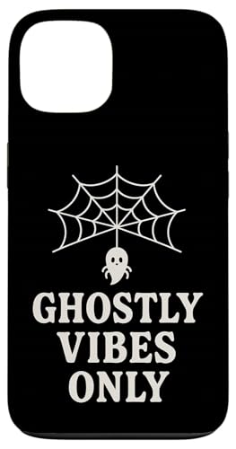 Ghostly Vibes Only ハンギングウェブ スマホケース iPhone 13 用