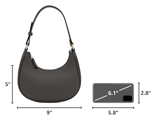 Image of FashionPuzzle Small Crescent Shoulder Bag Underarm Purse
