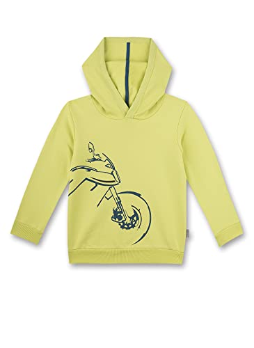 Sanetta Jungen 126297 Kapuzenpullover, Celery Green, 98