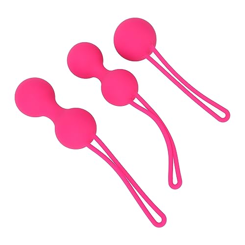 Palla per Esercizi per i Muscoli del Pavimento Pelvico Previene le Perdite di Urina Palla per Esercizi per i Muscoli Pelvici in Silicone Migliora il Tono Muscolare Rosa per le