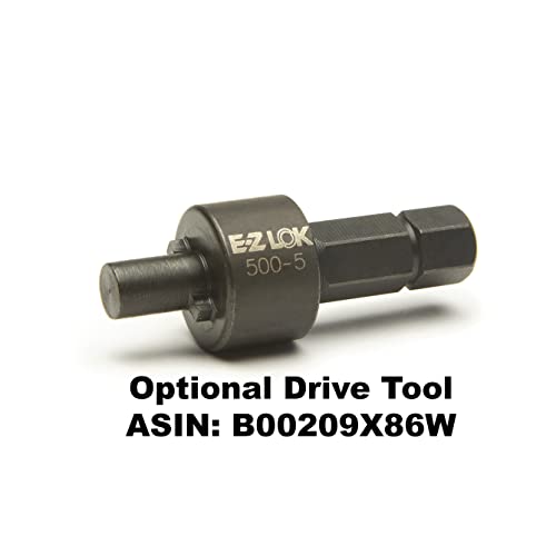 Image of E-Z Lok Externally Threaded Insert, 303 Stainless Steel, Metric, M10-1.25 Internal Threads, 9 /16 inch-12 External Threads, 13.08mm Length, Made in US (Pack of 5)