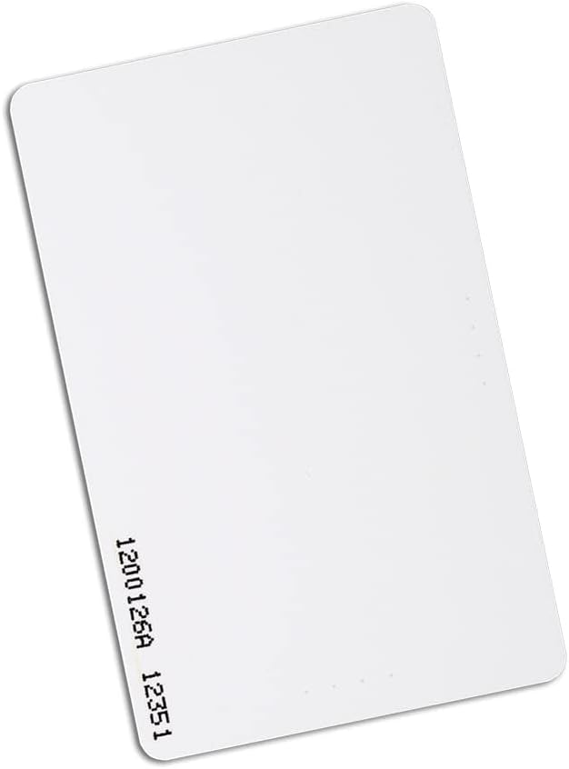 Custom Programmed PVC Access Control Cards - HID 1386 Compatible Proximity Cards – 26 Bit H10301 Format – 200 Pack