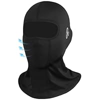 MELLIEX Cagoule Moto pour Homme et Femme, Balaclava Respirant Protection UV avec Trous pour Lunettes, Masque Moto Vélo Ski et Sports de Plein Air