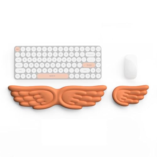 Poggiapolsi in memory foam per tastiera e mouse, in morbido poliuretano per il massimo comfort, supporto ergonomico per casa, ufficio e gioco