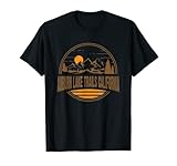 Vintage Auburn Lake Trails California Mountain Hiking Print T-Shirt