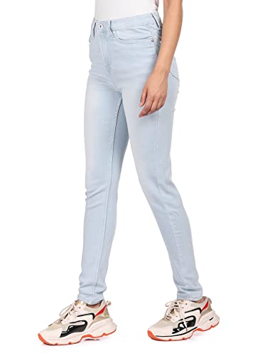 Image of SUGR Women's Regular Jeans (SUWWSDN20036B10 Light Blue 34)