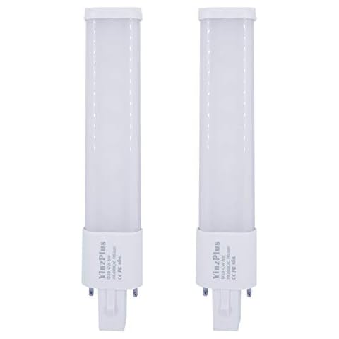 YinzPlus Pack de 2 G23 LED Bombilla 6W 600L Blanco Frío Cover