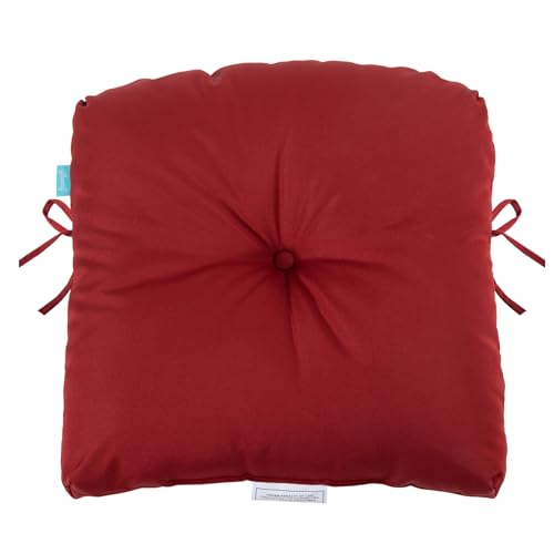 Image of QILLOWAY Outdoor Chair Cushion Set with Strings,Replacement Outdoor Cushions for Patio Furniture.(Red)