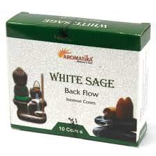 AROMATICABackflow Incense Cones - White Sage