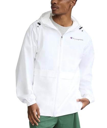 Champion mens Stadium Full Zip Jacket, Left Chest...