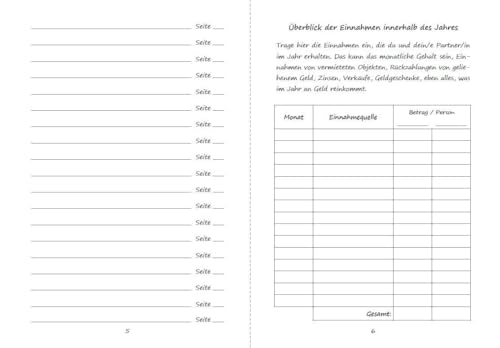 Haushaltsbuch zum Eintragen der Ausgaben: Einschreibbuch der fixen Kosten und variablen monatlichen Ausgaben für Paare – viel Platz zum Ausfüllen im Notizbuch 17x24cm – Motiv Sparschwein