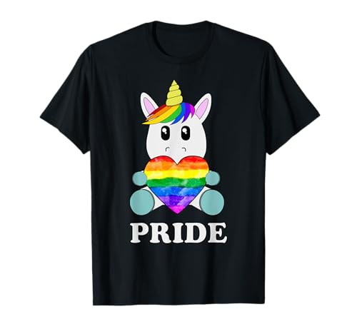 Einhorn LGBT Regenbogen Love - Gay Pride Lesbian CSD T-Shirt