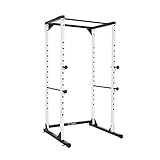 CAP Barbell Full Cage Power Rack, 7-Foot, White