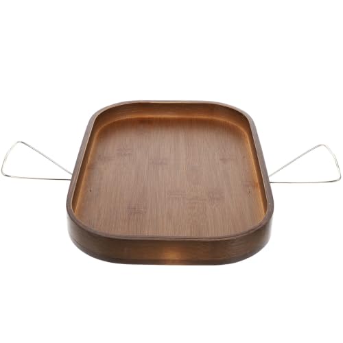 Mesa de brazo de sofá de madera premium Gatuida con detalles de acero inoxidable duradero 2