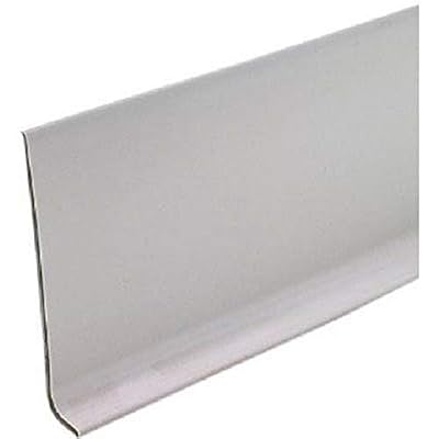 MD Building Products Gray 75499 Vinyl Wall Base Bulk Roll, 4 Inch-by-120-Feet, Silver, 4&quot x120