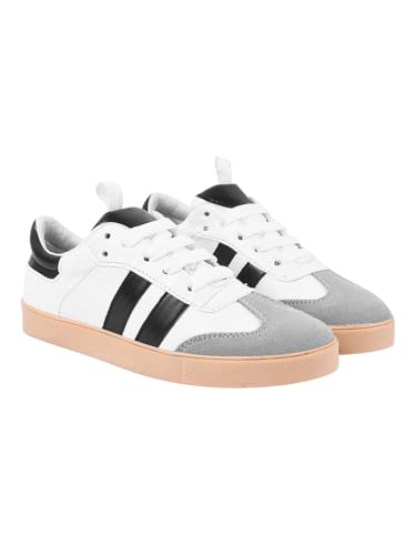 Image of Shoetopia Women's Casual Sneakers || Stylish Lace-Up Sports Shoes with Comfortable Sole || Lightweight Daily Footwear Walking & Running Shoes