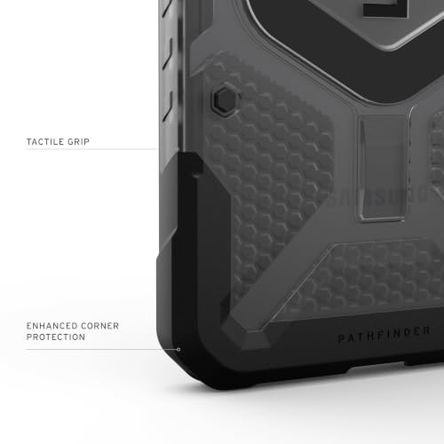 Image of Urban Armor Gear UAG Designed for Galaxy S26 FE 5G Case, Pathfinder Clear- Compatible with Magnetic Charging Armor Shell Impact-Resistant Rugged Military Drop Tested Protective Cover - Ash /Black