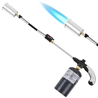 Propane Torch Burner Weed Torch with High Output 800,000 BTU Heavy Duty Blow Torch 30" Detachable Long Arm Propane Weed Burner&Flame Control Valve for Garden,Stumps,Wood,Melting Ice,Snow Road,Roofing