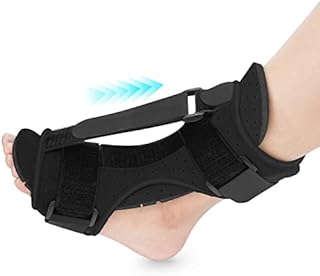 Finetoknow Night Splint ，Foot Drops Support Brace Adjustable Elastic Foot Splint Relief Heel