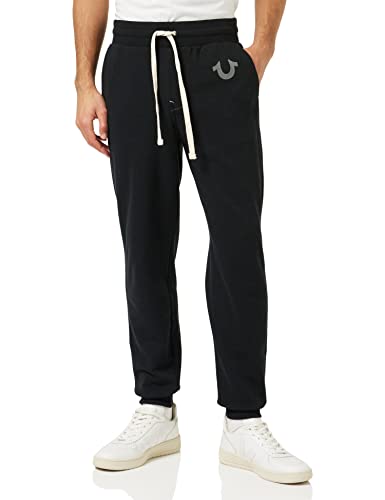 True Religion Mens Classic Logo Jogger Sweatpant