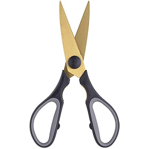 Juno Heavy Duty Kitchen Scissors with Titanium Coating Cover