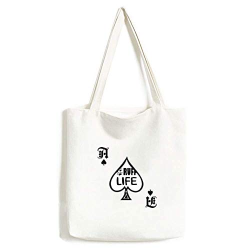 Sac à main Ruff Life lavable grand cabas de cours en toile de coton pour femme