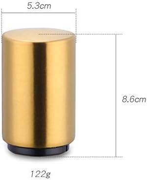 Miniatura 7 de Buyer Star Abrebotellas, abridor de botellas magnético con captador de tapa, picnic, camping, barbacoa, viajes (dorado)