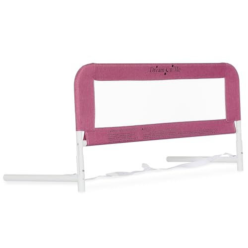 Dream On Me 419-PNK Lightweight Mesh Security Adjustable Bed Rail For Toddler cover
