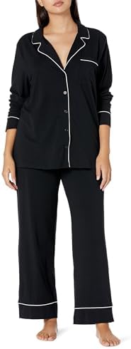 Amazon Essentials Damen Schlafanzug-Set Baumwollmodal langärmlige...