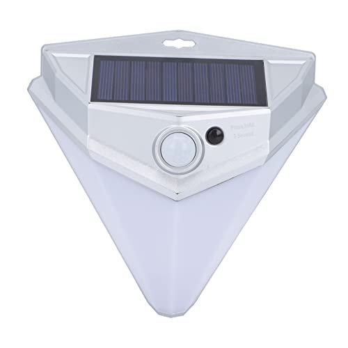 Angoily 1 Pc luz de pared solar led lights lamparas led solar lights outdoor wall light gardiun estanque Luces LED luces exterior solar luz de inducción luz de la pared del patio Silver