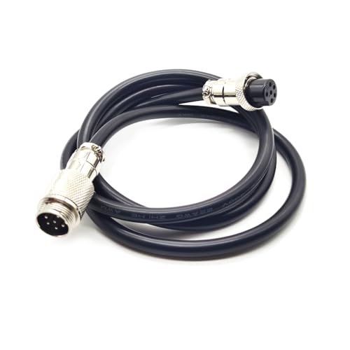 Cable conector GX16 6 Pin macho a hembra 1 metro miniatura 6