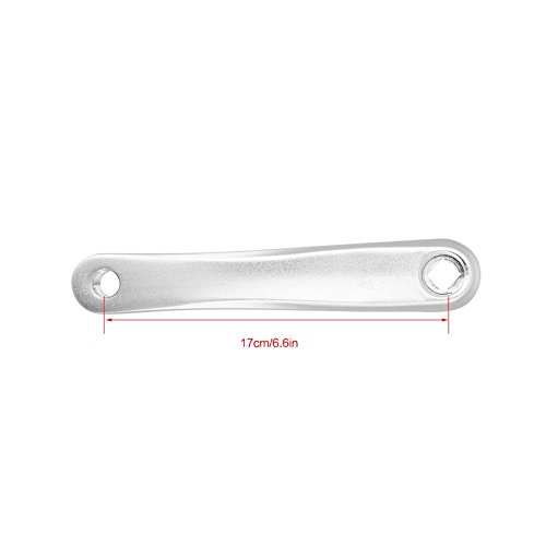 Yosoo Health Gear Bike Crank Arm Left 170mm Aluminum Alloy Single Speed Crankset - Image 3