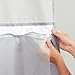 Hookless RBH14HH12 Snap-In PEVA Liner for Shower Curtains