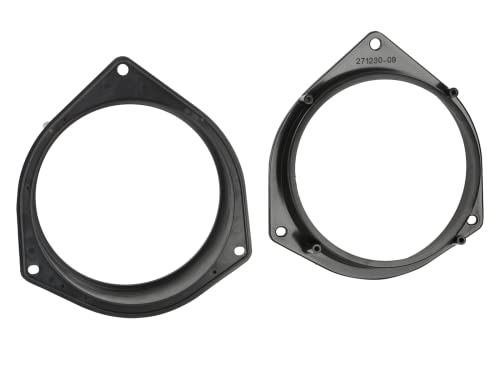Carmedio – Anneaux 130 mm Adaptateur de Haut-Parleur de Haut-Parleur Opel Astra, Corsa, Vectra, Omega, Zafira