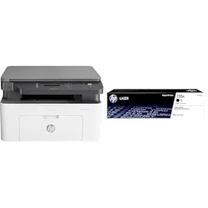 HP 136W B&W Wireless Monochrome Laser Printers with Wi-Fi Direct: Print, Copy, Scan, Perfect for Off