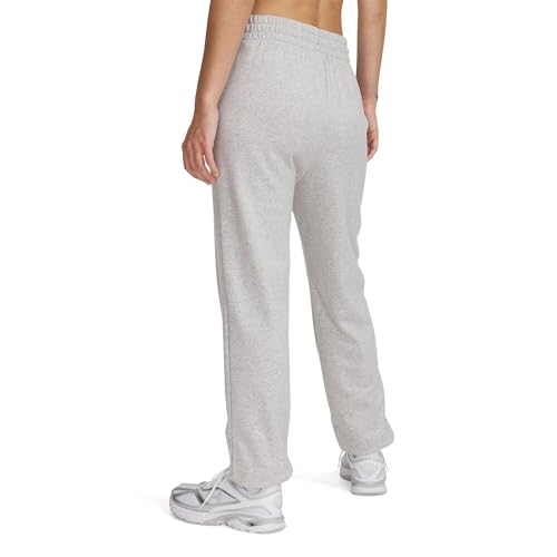 Under Armour Womens Rival Terry Joggers, (011) Mod Gray Light Heather / / White, X-Large Tall2