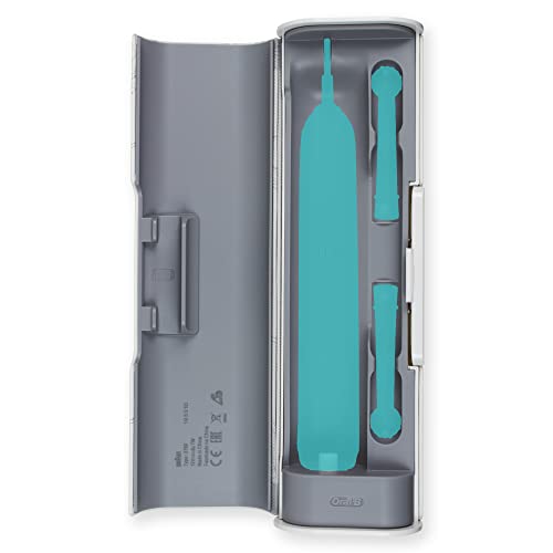 Miniatura 6 de Oral-B Genius Series - Estuche De Viaje Con Función De Carga Para 1 Mango Y 2 Cabezales De Cepillo De Dientes, Color Dragonfly Silver