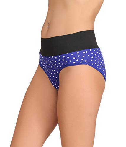 Image of Fashion Comfortz Women Cotton Panties Color May Vary, M, Multicolour
