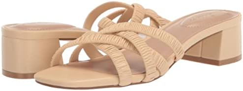 Bandolino Women's Runrun Heeled Sandal, Cream 150, 8 | Image 6