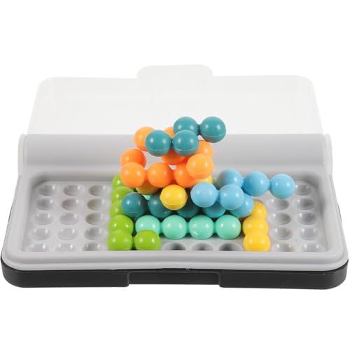 BESTonZON 1 Set Portable Educational Beads for Outdoor Fun Pyramid Beads for Family Interaction and Teamwork Safe Materials for Learning and Play