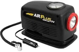 Compressor De Ar Elétrico Automotivo Schulz Air Plus 12v Lanterna 120w Maní´metro Sem í leo Portátil