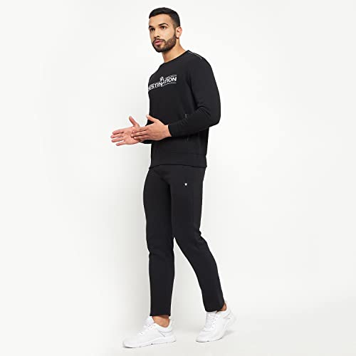 Image of Duke Stardust Men Round Neck Tracksuit (LF6028 Black M)