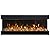 Amantii Tru-View Series XL Deep Built-in 3-Sided Electric Fireplace (40-TRU-VIEW-XL-FI-109-Diamond), 40-Inch, Ice Media