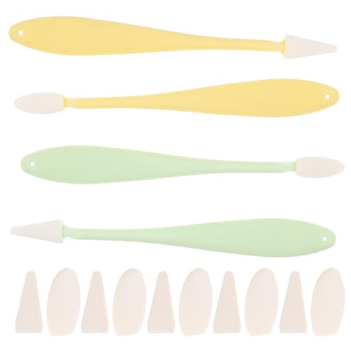 KALLORY 4pcs Artist Sketch Drawing Tools Set Erase Sponge Blending Stumps Sketch Sharpener