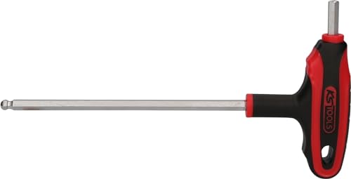 Ks Tools 151.8135 Llave Allen Con Cabeza De Bola Y Mango En T, 6 Mm