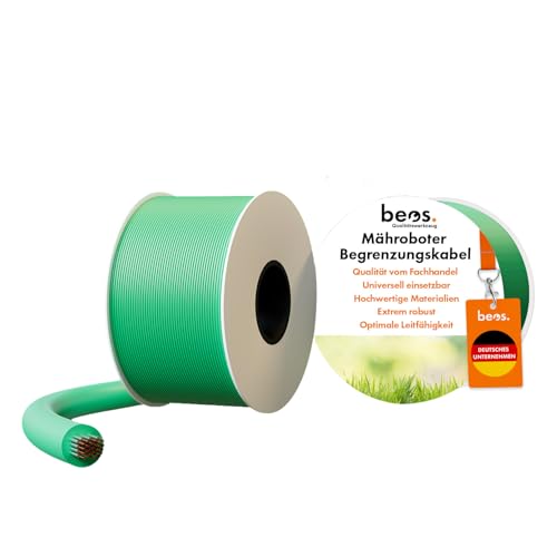 BEOS® Premium Begrenzungskabel für Mähroboter - Universell kompatibel...