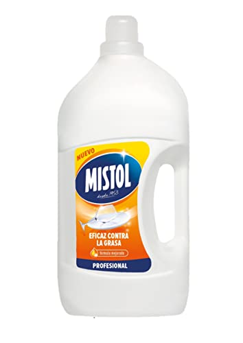 Mistol Professional - Lavavajillas líquido a mano 4 L - Fórmula mejorada - Mayor concentración,...