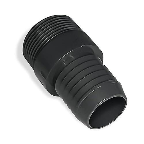 1 Inch PVC Hose Connector - Insert x MNPT Barb Fitting - Garden Fittings - Barbed Adapter For Water