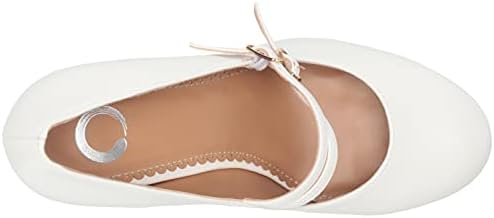 Journee Collection Women's Pumps, White, 7.5 | Image 4